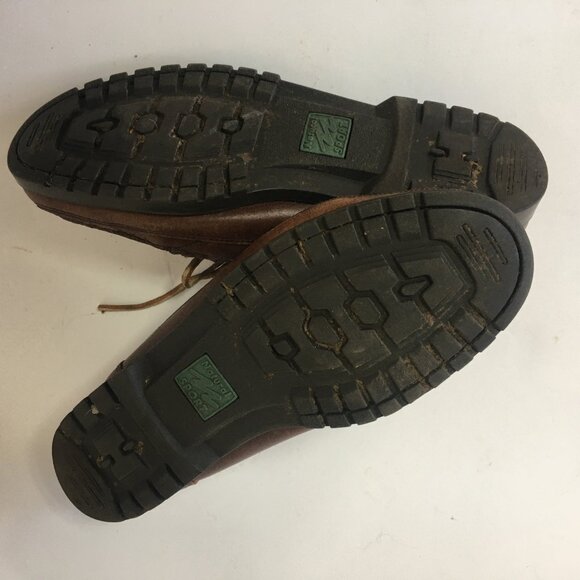 Natural Sports Vintage Boat Shoe Mens's Size 10 Dockside Leather Brown Preppy - Picture 11 of 15